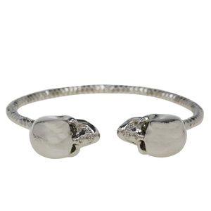 Alexander McQueen Jewelry - Alexander McQueen Crystal Twin Skull Bracelet Alexander McQueen Jewelry - Alexander McQueen Crystal Twin Skull Bracelet